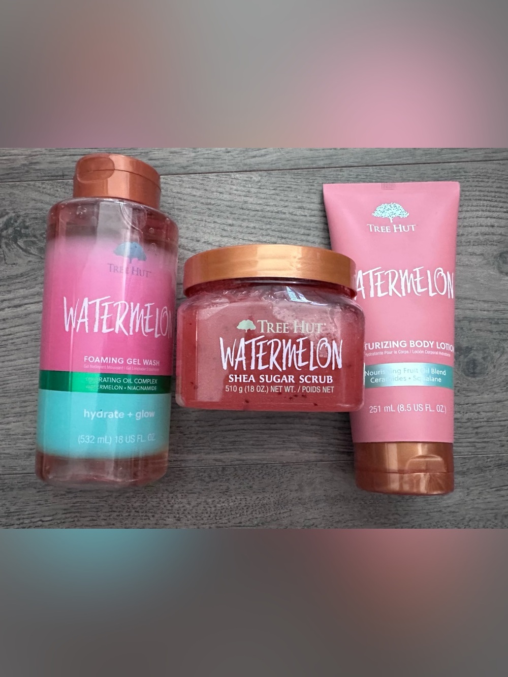 Tree Hut Watermelon Shea Sugar Scrub - Pink